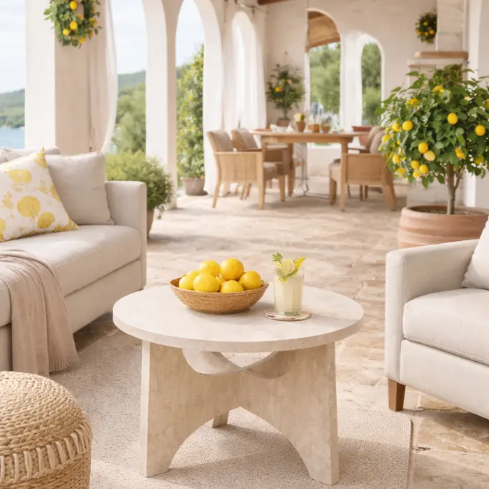 Table d'appoint Naturel -'Livia'