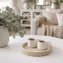 Plateau en pierre Ø 20 x 3 cm