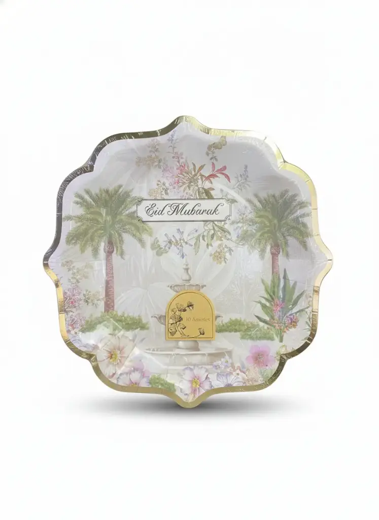 Lot de 10 assiettes Ø23 cm - "JANNAH"