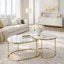 Ensemble de 2 tables basse - "WILLOW"