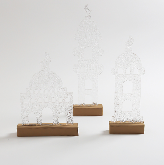 Lot de 3 panneaux mosquées acrylique - 809