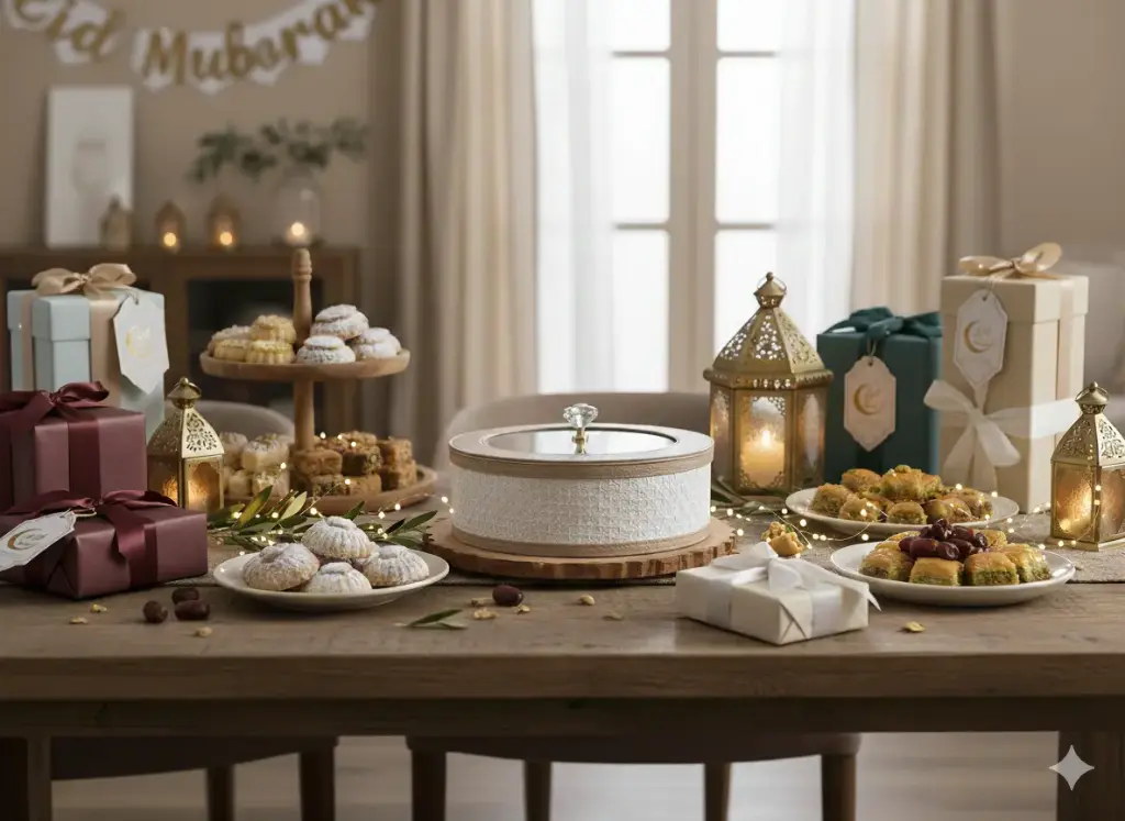 Boite ronde cannage avec couvercle acrylique 26*26*12 cm