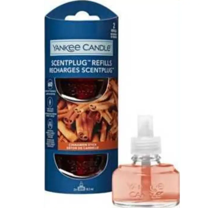 Bouchon de parfum yankee candle recharge cannelle bâton