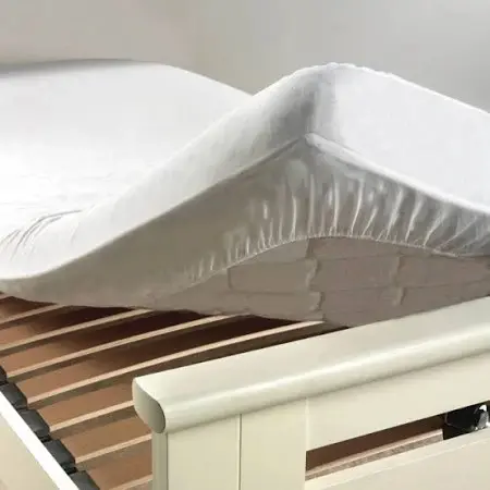Protege matelas 140 x 190 cm molleton anti-acariens molly aa 30 blanc