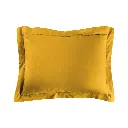 Taie d'oreiller vp 50 x 70 cm uni 57 fils lina curry avec point bourdon