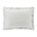 Taie d'oreiller vp 50 x 70 cm percale uni 78 fils percaline white +p. bourdon