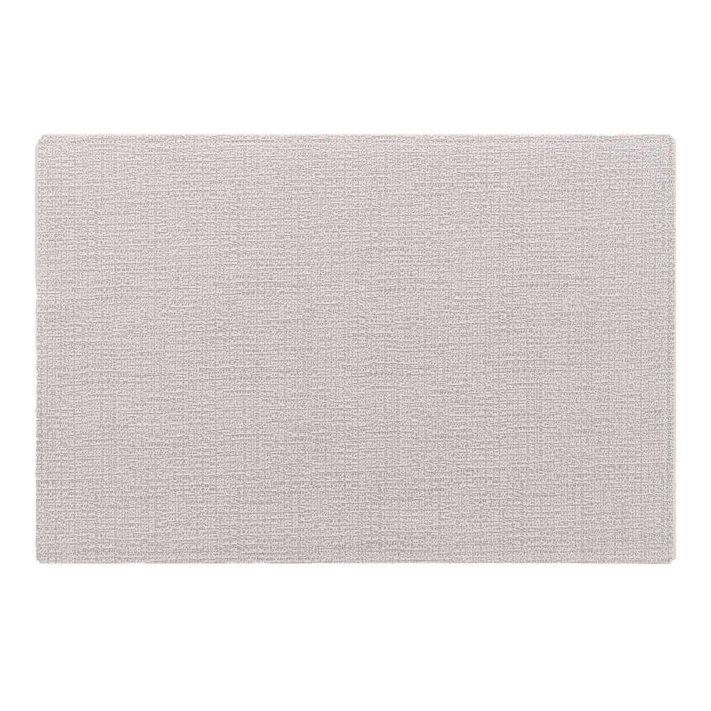 Set de table 30 x 45 cm imitation cuir marlon blanc