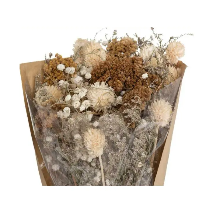 Bouquet compo achi nat nam h45-moutarde