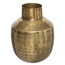 Vase métal oasis arrondi h15