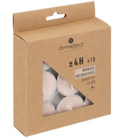 Bougie  cp x18 hugo rose d3.75