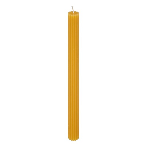 Bougie baton demi jaune h26