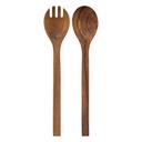 Couverts à salade x2 en acacia  