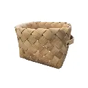 Corb. lamelles bois ovales- s (± 21x23.5 h16.5cm)