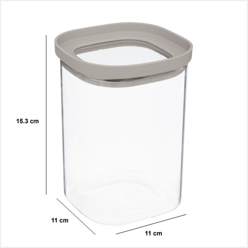 Bocal verre+silicone 1l hermet