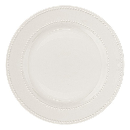 Assiette plate perle d27