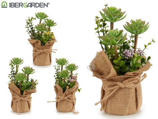 Plante artifi fleurs pot de fleurs sac p