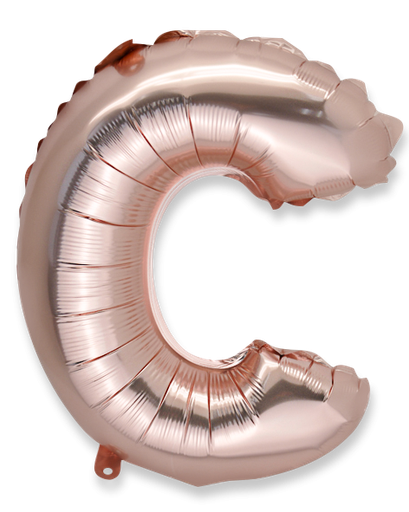  ballon rose gold 36cm lettre c