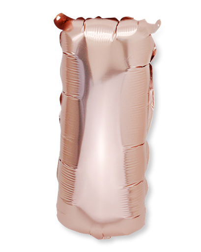  ballon rose gold 36cm lettre i
