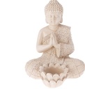 Buddha porte-bougies à récha beige