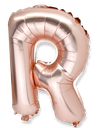  ballon rose gold 36cm lettre r