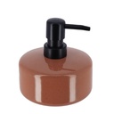 Distributeur a savon gres laque  400 ml - ambre