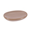 Porte savon  gres laque - caramel