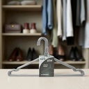 Cintres métal x25 HANG’UP gris argenté  