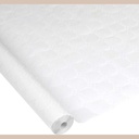 Nappe en papier damasse 1,18x50m blanc
