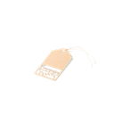 20 etiquettes communion kraft 10x5c