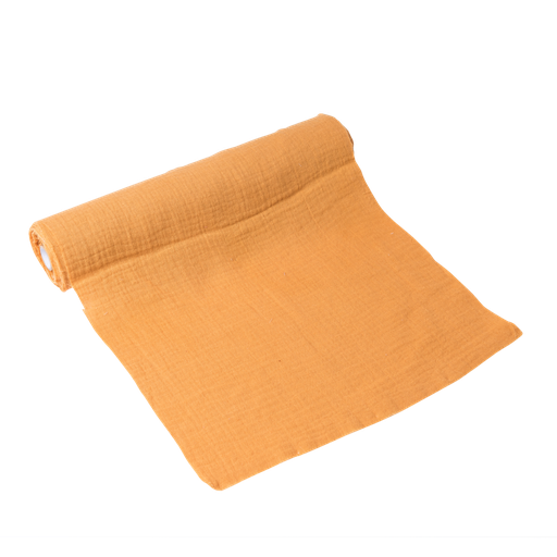 Cdt gaze de coton moutarde 30cmx3m