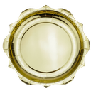 8 assiettes or metallise 23cm