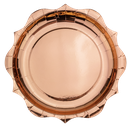 8 assiettes rose gold metallise 23cm