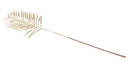 Feuille de palmier champagne metall ise et paillettes 88cm