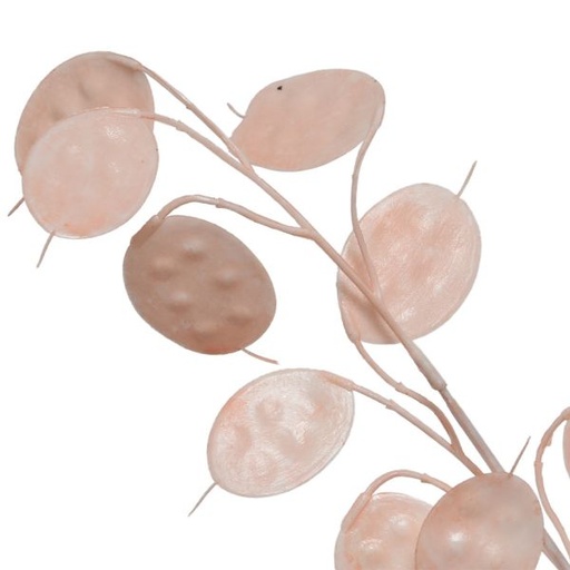 Tige eucalypus rosé blanc en plastique