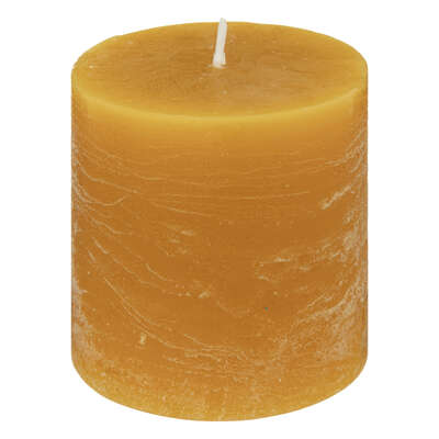 Bougie  rond olia jaune  6.7x7cm
