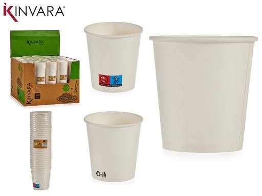 Set 30 verres 120ml biodegradables