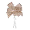 3 jolis noeuds a tirer paillettes c uivre 8x9cm