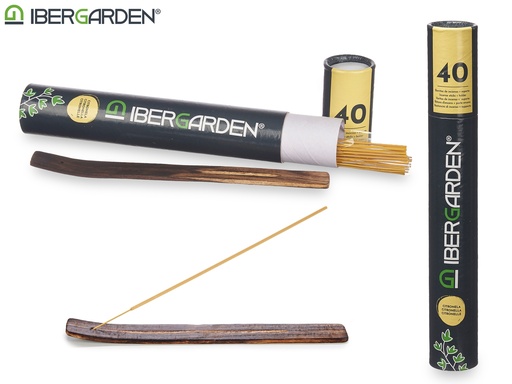 40 barres de encens citronnelle suport