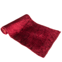 Chemin de table côtelé velours marsala scintillant 28cmx3m