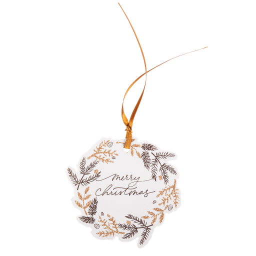  8 etiquettes merry christmas blush 