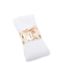 10 ronds de serviette exotique mood sable, camel et or 16 x 4 cm + ruban