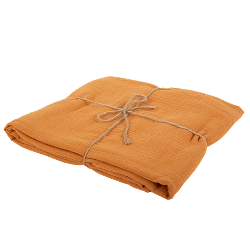Nappe gaze de coton terre brulée lavable à 30degres 1,30x2,40m