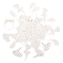 100 confettis fleurs des champs blu sh et or de 2 à 3,5 cm