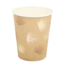 8 gobelets exotique mood sable, camel et or 255ml