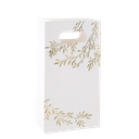 6 sachets jolis brins blancs et or 10 x 18 x 5 cm