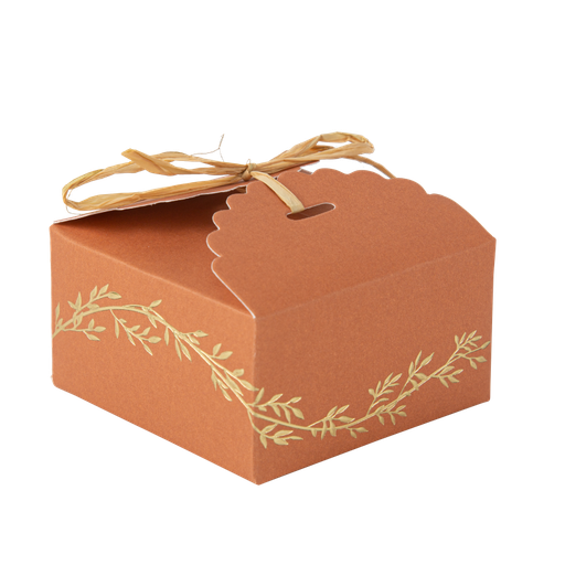 10 contenants jolis brins terracotta 7 x 3,5 cm avec raphia