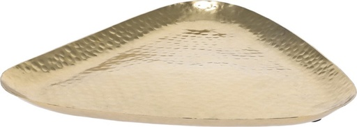 Plateau dore 21.5x20.5cm