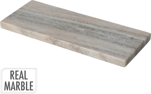 Plateau marbre sable 25x10cm