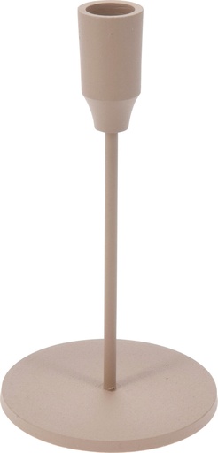 Bougeoir 10x19cm beige