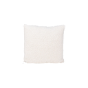 Coussin teddy carre blanc